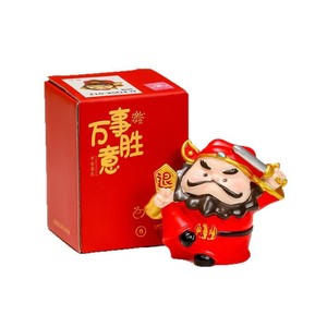 Ruijie Zhong Kui Figurine Resin <b>Doll</b> 3.9in Traditional Style Indoor Decor Home Office Gift - Product Image 4