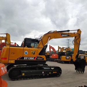 รถขุดมือสอง Sany SY135C สภาพดีเยี่ยม ชั่วโมงการทำงานต่ำ เหมาะสำหรับงานก่อสร้างขนาดเล็กและขนาดกลางทุกประเภท - Product Image 1