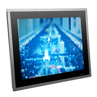 Monitor LCD Industrial de 10.4 Pulgadas con Unión Óptica, Alto Brillo, Legible Bajo la Luz Solar, 1024*768, Táctil Capacitivo, 12V, VGA, en Stock