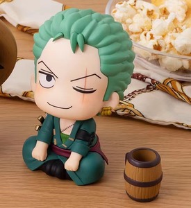 หุ่นฟิกเกอร์แอ็กชัน PVC ของสะสมรูปการ์ตูนลูฟี่ Zoro 8cm HNSC4PCS/ชุด - Product Image 5