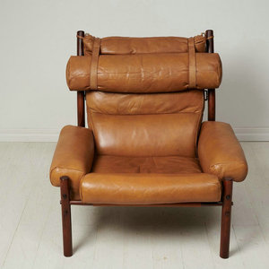 <span class=keywords><strong>Fauteuil</strong></span> en cuir vintage moderne du milieu du siècle des années 1970 chaise longue en bois antique avec appuie-tête chaises de salon pour ferme - Product Image 4