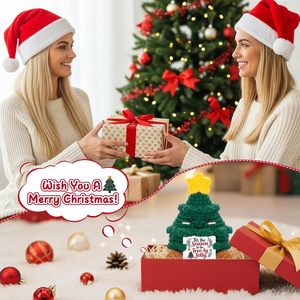 Bambola Natalizia Positiva all'Uncinetto FunisFun, Divertente Decorazione <span class=keywords><strong>per</strong></span> Albero di <span class=keywords><strong>Natale</strong></span> Fatta a Mano, Regalo Scherzoso di Babbo <span class=keywords><strong>Natale</strong></span> dalla Cina - Product Image 5