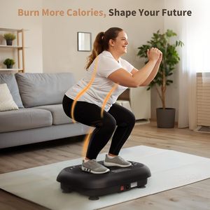 Máquina de Vibración para <span class=keywords><strong>Ejercicio</strong></span> <span class=keywords><strong>en</strong></span> <span class=keywords><strong>Casa</strong></span>, Inteligente, Eléctrica, con Pantalla LCD, Ecológica, de Alta Calidad, con Plataforma Vertical y 1-99 Niveles de Velocidad - Product Image 2