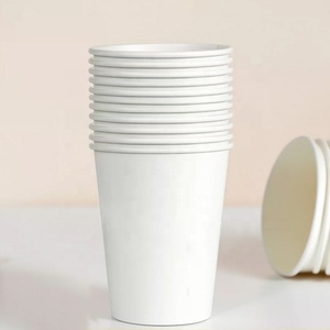 Gobelet en papier biodégradable à paroi simple pour café, lait et thé, écologique, avec logo personnalisé, réutilisable et jetable, avec revêtement PE - Product Image 1