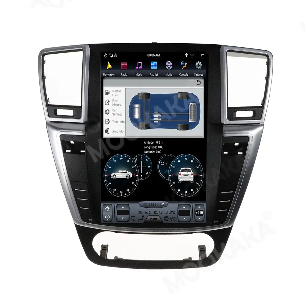 Top 12.1 "lettore multimediale dell'automobile di androide 9 per mercedes-benz ML350 W164 GL350 ML GL 2012 + NBT autoradio autoradio