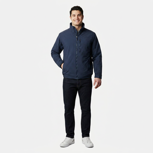 2026 Wholesale Custom Latest Designs <b>Men's</b> <b>Long</b> Sleeve Canvas Softshell <b>Jacket</b> Waterproof & Hooded Plain Blank Letterman Style - Product Image 1