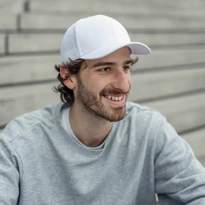 หมวกแก๊ปปีกโค้ง6แผงแบบกำหนดเองได้แผ่นยางพีวีซีกันน้ำปักโลโก้3D หมวกเชือกกอล์ฟ - Product Image 4