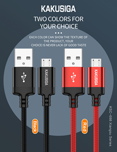 Cable Micro <span class=keywords><strong>USB</strong></span> Inteligente KAKUSIGA de 2 Metros y 5V con Función de Carga para Teléfono y Reloj Inteligente - Product Image 5