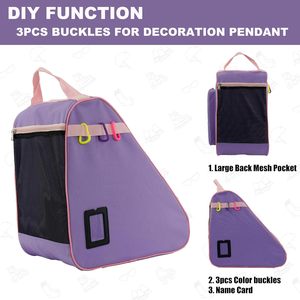 Borsa da Skate di qualità Premium per trasportare pattini Quad a rulli in linea per bambini adulti scarpe da sci porta borsa sportiva borsa da trasporto - Product Image 4