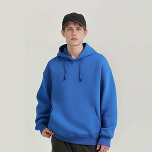 Sudadera con Capucha Personalizable con Logotipo, 420G, Gruesa, con Bucle Grande, Elegante, de Algodón Puro, Holgada, Informal, con Estampado de Bordado 3D - Product Image 4