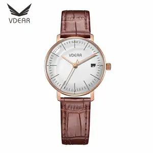 ODM-Reloj de pulsera para mujer, de lujo, oro rosa