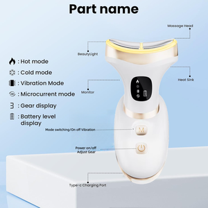 Neck <strong>Massager</strong> 7-in-1 Multifunctional <strong>Facial</strong> <strong>Massager</strong> Face Sculpting Tool for Skin Care At-Home Face Tool - Product Image 4