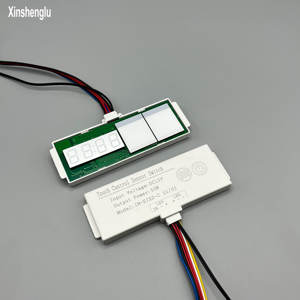 <span class=keywords><strong>12V</strong></span> 5A 60W Pantalla de temperatura de tiempo Desempañador Espejo de memoria CCT Luz LED delgada Sensor táctil Interruptor atenuado - Product Image 4