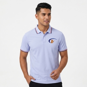Chemises <span class=keywords><strong>polo</strong></span> en coton brodées pour hommes, personnalisation en gros, chemise <span class=keywords><strong>polo</strong></span> d'affaires à manches courtes pour homme - Product Image 5