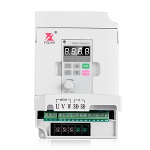 Entraînement à fréquence variable simple/triphasé direct d'usine Fuling 220v 0.75kW pour routeur CNC - Product Image 1