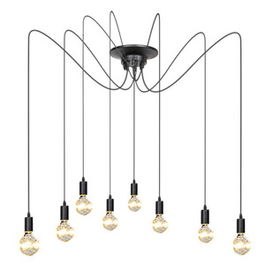 <span class=keywords><strong>Lustre</strong></span> Vintage <span class=keywords><strong>6</strong></span>/8/10 Têtes Décoratif Loft Lamp Spider Design - Product Image 2