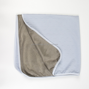 전도성 맞춤형 EMF 차단 담요 킹사이즈 은섬유 유기농 면 접지형 무정전기 스트레스 감소 담요 - Product Image 2