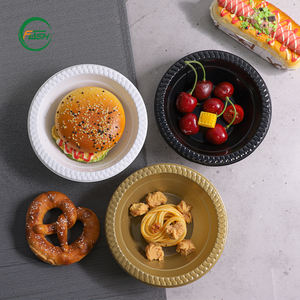 Tazones Desechables de Plástico PS con Borde Texturizado Colorido para Eventos de Catering y Uso Diario, Ligeros, Duraderos y Económicos - Product Image 5