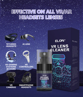Kit de nettoyage de lentilles de lunettes VR portable avec logo personnalisé OEM, 30 ml, naturel, non toxique, sans alcool, pour lunettes, appareil photo numérique