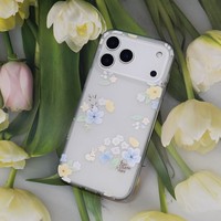 Funda Impermeable para Teléfono Móvil para X 13 14 15 16 17 Pro Max, Funda con Flores para Iphone 17, Samsung A03 A36 S26 Ultra A55 A04E