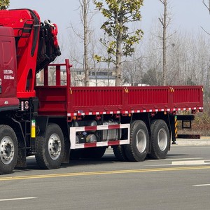 Camion grue articulée Shacman F3000 6x4 de 16 tonnes, chargeur de camions pliable de 20 tonnes pour la construction de ponts - Product Image 6