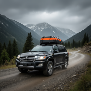 Sac de transport étanche de 16 pieds cubes pour toit de véhicule, compatible avec tous les véhicules, design en plastique noir - Product Image 2