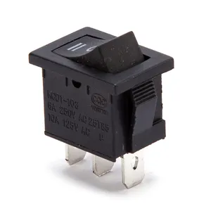 KCD1-103 6A 250VAC Switch 3PIN ON OFF ON Rocker Switch