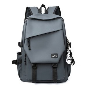 Sac à dos noir personnalisé pour homme, sac de sport décontracté, mochilas, sac d'école, sac à dos imperméable pour ordinateur portable - Product Image 5