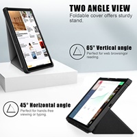 Étui pour tablette à rabat en cuir TPU de 10,1 pouces pour Lenovo Tab M10 HD 2e génération TB-X306X Noble Nook 10