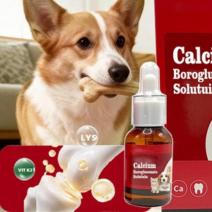 Gotas de Borogluconato de Calcio Pevet <span class=keywords><strong>para</strong></span> <span class=keywords><strong>Perros</strong></span>, Fórmula de Alta Absorción, Vitamina D3, Fortalece Huesos y Dientes, Fácil Dosificación - Product Image 3