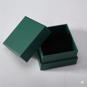 Minimalist Ring Box Luxury Custom Rigid Lid and Base <b>Jewelry</b> Gift Packaging Box Suede Insert Embossing Custom Logo Wholesale - Product Image 1