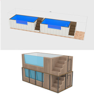 Piscine en acrylique, piscine en conteneur, piscine enterrée, piscine en fibre de verre, piscine hors sol - Product Image 5