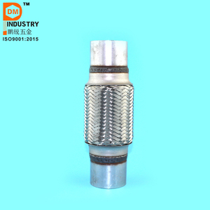 Tubería Flexible de Escape de Acero Inoxidable con Diseño OEM y Personalización Completa, con Boquilla y <span class=keywords><strong>Collar</strong></span> - Product Image 4