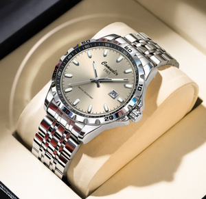 Relojes DFS15 para Mujer, Relojes de Pulsera de Moda para Hombre, Relojes de Cuarzo Negros y Dorados de Lujo, Reloj de Pulsera de Cuero Genuino para Mujer - Product Image 5