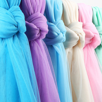 Voile de mariée léger en nylon tissé français HG6213, tissu en tulle illusion doux, échantillon gratuit pour robes, filles et garçons