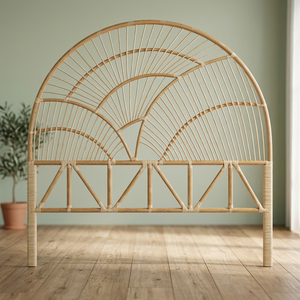 Lit en rotin moderne à succès avec tête de lit simple pour la maison, l'hôtel, la villa - Direct usine Vietnam - Product Image 1