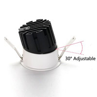 Lampe de Plafond Encastré Sans Cadre Maison Mini Spot Réglable Downlight Luxe 220v Nouveau Moderne Down Cob House Led Spotlight