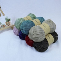 200g 100% Polyester Hand-Crocheted Shiny T-Shirt Yarn Durable and Comfortable Fancy Crochet Material Cloth Yarn