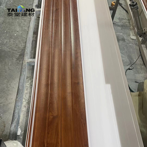 Accesorio de madera para techo Tablero de plástico Panel de techo de <span class=keywords><strong>Pvc</strong></span> 5,95X30Mm <span class=keywords><strong>Plancha</strong></span> <span class=keywords><strong>Pvc</strong></span> Blancos Para Techo - Product Image 3
