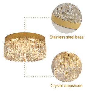 Luminaires de plafond pour salon, design de lampe suspendue, lustre moderne en cristal, décorations pour la maison - Product Image 2