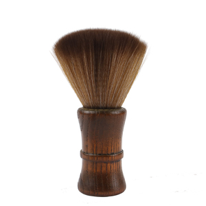 Spazzola per la pulizia del collo e la rimozione della polvere, con manico in legno, per uomo, strumento da barbiere, per uso domestico, <span class=keywords><strong>pettine</strong></span> per pidocchi, spazzola in fibra per <span class=keywords><strong>capelli</strong></span> e barba - Product Image 6