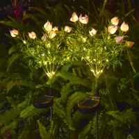 Lampu Taman LED Tenaga Surya YN IP65 untuk Lanskap & Taman Bertema, Hemat Energi untuk Kebun