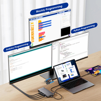 Kit de Iniciación de Robótica para Niños, Juguete Educativo de Programación DIY, Aprendizaje de Codificación, Control por Voz, Compatible con Arduino