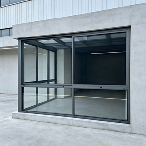 หน้าต่างบานเลื่อน UPVC คุณภาพสูง Deioux แบบรางคู่ พร้อมระบบรางสามชั้น สำหรับระเบียง ราคาโรงงาน - Product Image 1