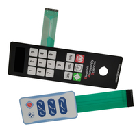 Clavier à membrane à cadre surélevé avec bordure renforcée pour une structure améliorée des dispositifs d'opération sur le terrain