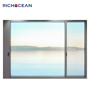RICHOCEAN Custom <strong>Designed</strong> Aluminum <strong>Framed</strong> Acoustic Triple Hollow Low E Glass Acoustic Fixed Casement Picture <strong>Window</strong> - Product Image 5