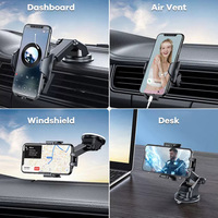 Support de téléphone à ventouse pour tableau de bord et pare-brise de voiture