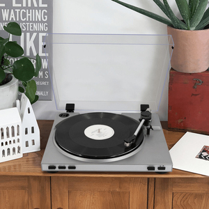 <span class=keywords><strong>Tocadiscos</strong></span> Moderno Integrado con Bluetooth, Altavoz Incorporado, Cubierta Antipolvo, Reproductor de Vinilo para Sala de Estar o Escritorio - Product Image 2