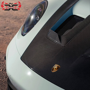Kit carrosserie style OEM en fibre de carbone sèche PU-Design pour Porsche 911 992 GT3 <span class=keywords><strong>RS</strong></span> : pare-chocs <span class=keywords><strong>avant</strong></span>, diffuseur arrière, jupes latérales - Product Image 2
