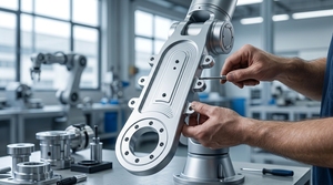 Renfort de tige en aluminium Offre Spéciale anodisé noir, pièces usinées CNC 6061 - Product Image 3